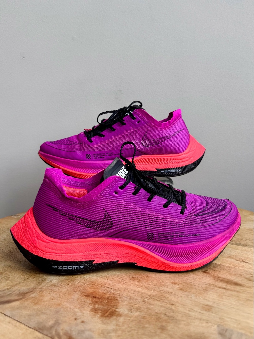 Nike ZoomX Vaporfly Next% 2 Hyper Violet Crimson CU4123-501 Women's Size 9 Shoes